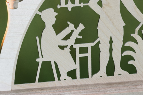 Schwibbogen Bergleute Kirche LED