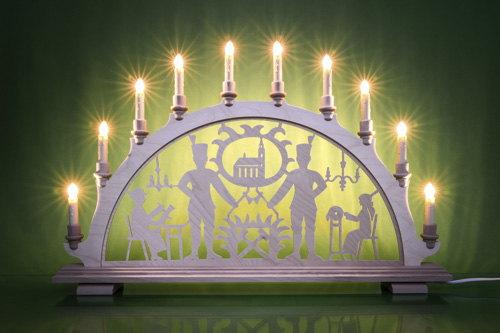 Schwibbogen Bergleute Kirche LED