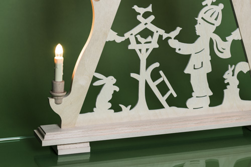 Schwibbogen Vogelfütterung