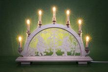 Schwibbogen Räuchermann