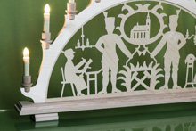 Schwibbogen Bergleute Kirche LED