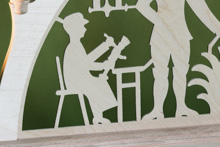 Schwibbogen Bergleute Kirche LED