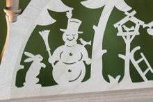 Schwibbogen Vogelfütterung