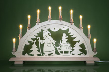 Schwibbogen Weihnachtsmann