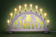 Schwibbogen Vogelfütterung