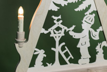 Schwibbogen Vogelfütterung