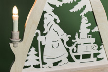 Schwibbogen Weihnachtsmann