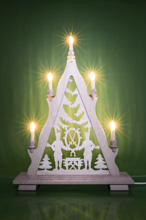 Schwibbogen Bergleute Schwerter