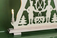 Schwibbogen Bergleute Schwerter