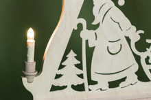 Schwibbogen Weihnachtsmann