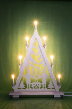 Schwibbogen Bergleute Schwerter